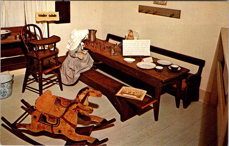 Postcard MUSEUM SCENE Amana Iowa IA m/09 AN8219