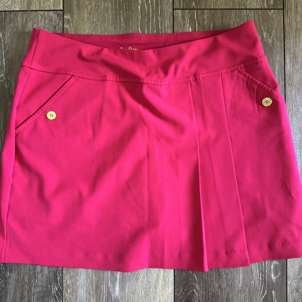 Women’s Lilly Pulitzer Luxletic  Skort Pink, Size 6, pickleball golf athletic