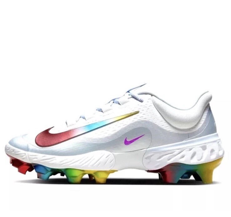 Nike Alpha Huarache Elite 4 Low MCS White Hyper Violet FQ7724 106 Men's Size 13