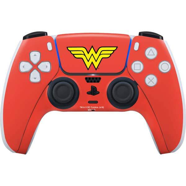 DC Comics Wonder Woman PS5 Controller Skin - Wonder Woman Official Logo