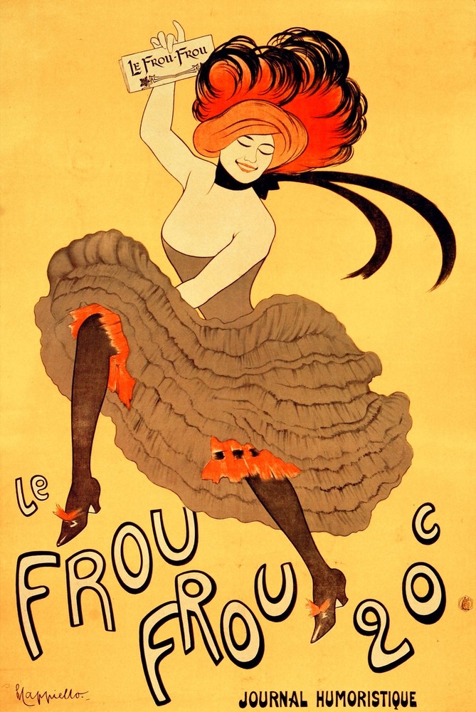 Le Frou French Decorative Poster.Room decoration. Fine Graphic Art Design.2924