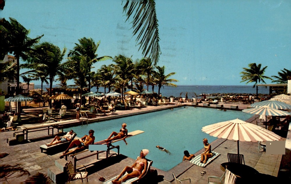 Condado Beach Hotel, San Juan, Puerto Rico Postcard
