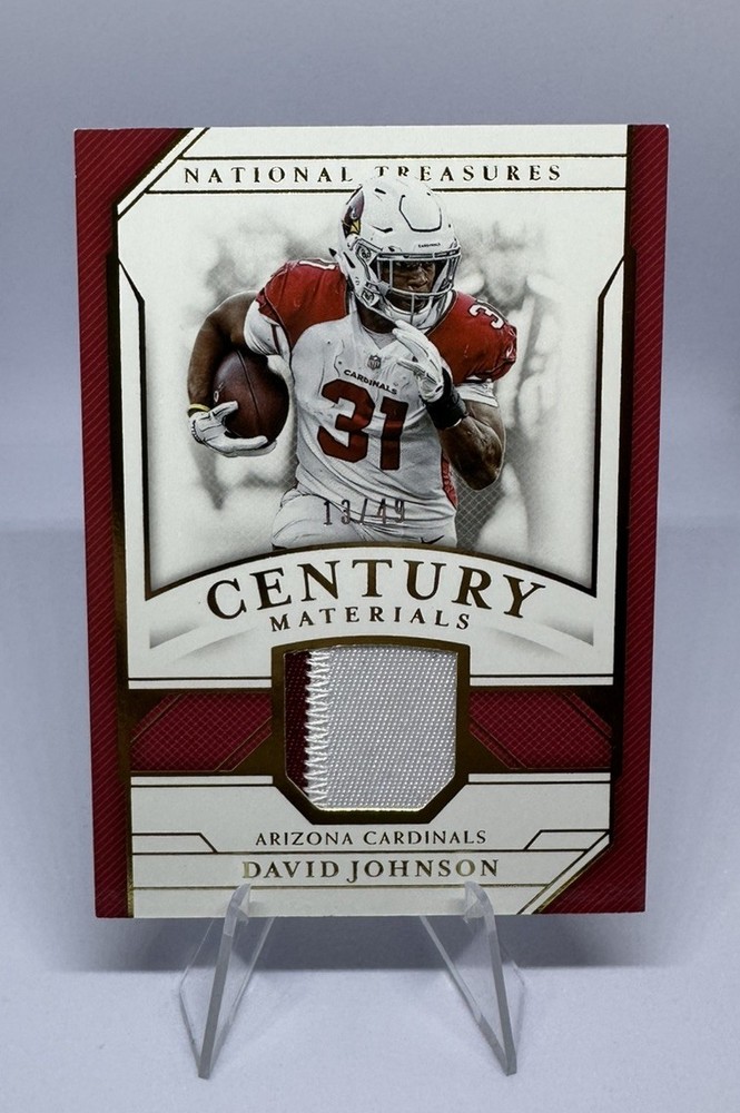 2018 Panini National Treasures Century Materials David Johnson /49 Cardinals
