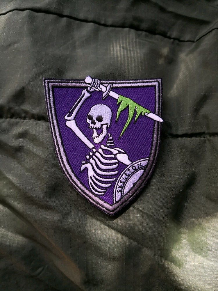 Ace Combat 7 Skies Unknown Skeleton Squadron morale airsoft military anime patch-image