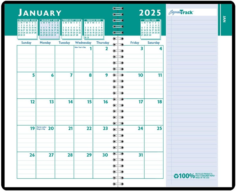 House of Doolittle 2025 Weekly and Monthly Planner Calendar Express Track 5 x...