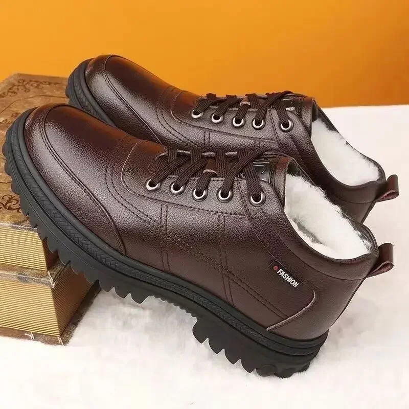 Winter Padded Thickened Men's Cotton Shoes Hundred Casual Snow Boots Men's