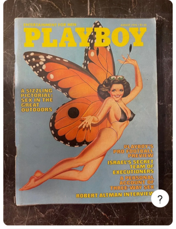 Playboy Magazine August 1976 Sex In The Outdoors, Linda Beatty Center, Vg