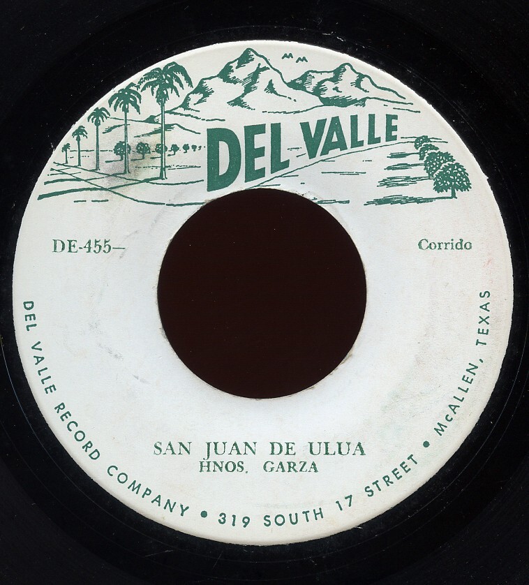 Rare Latin 45 - Hnos. Garza - San Juan De Ulua - Del Valle # DE-455