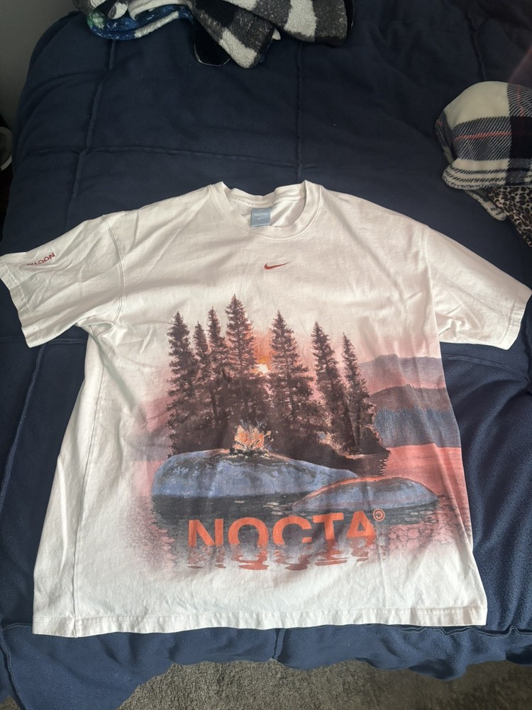 Nike x Drake Nocta Opal Reels Tee White FV7865-100 Size L