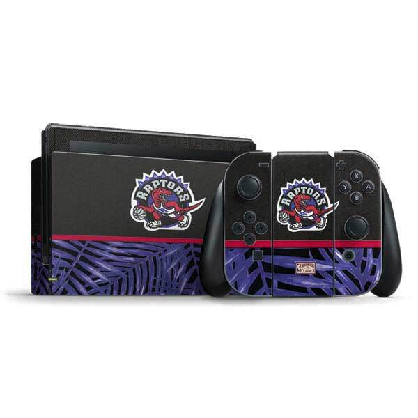 NBA Toronto Raptors Nintendo Switch Bundle Skin - Toronto Raptors Retro Palms