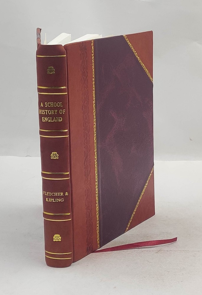 1911 Leather Bound School History Of England Vintage Edition