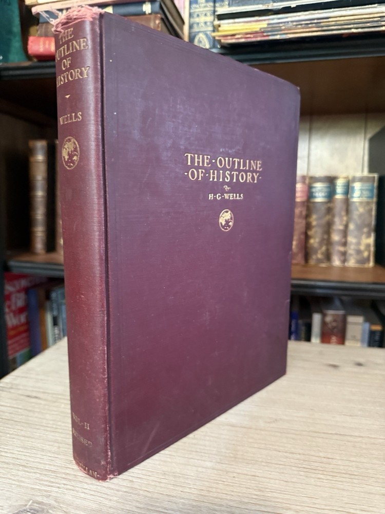 The Outline of History: HG Wells Volume II Antique 1926 Hardcover RARE Book