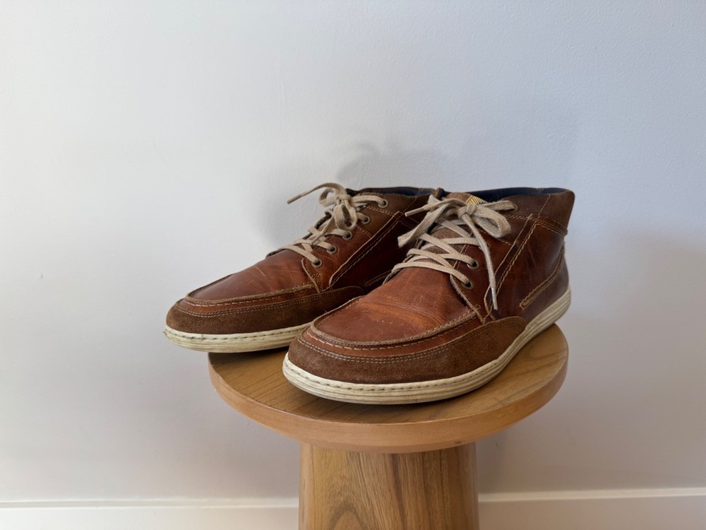 Men’s Bull Boxer Brown Leather Shoe Size 12 EU 44