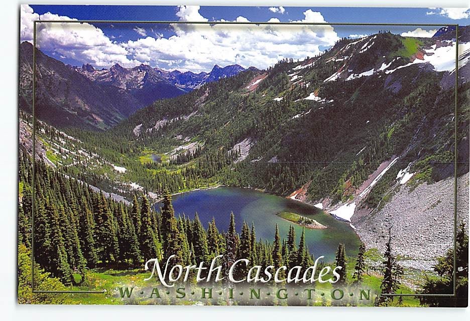 Postcard Lake Ann North Cascades Washington USA