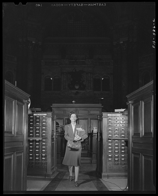 Photo:Washington DC Jewel Mazique 1942 Library of Congress Rotunda