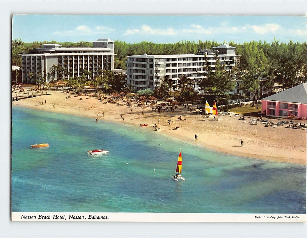 Postcard Nassau Beach Hotel Nassau Bahamas