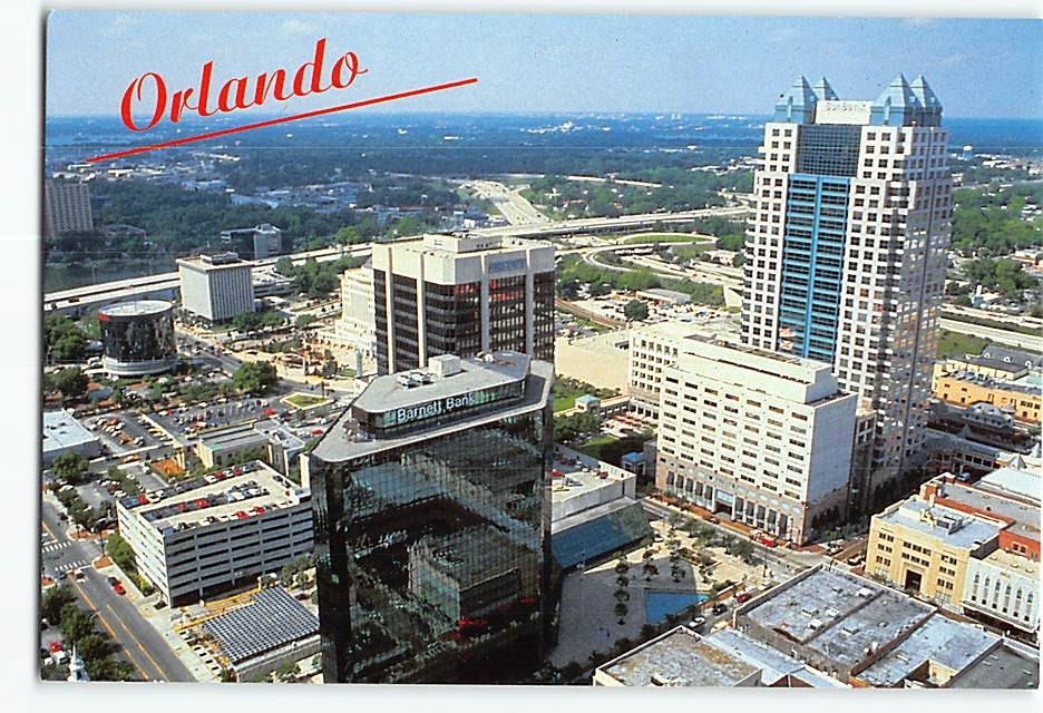 Postcard Greetings from Orlando Florida USA
