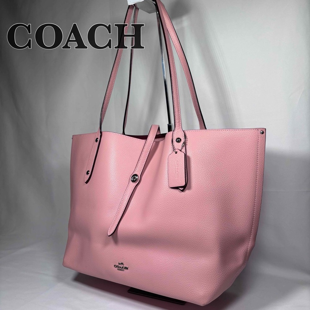 Excellent condition COACH pink market tote shoulder bag