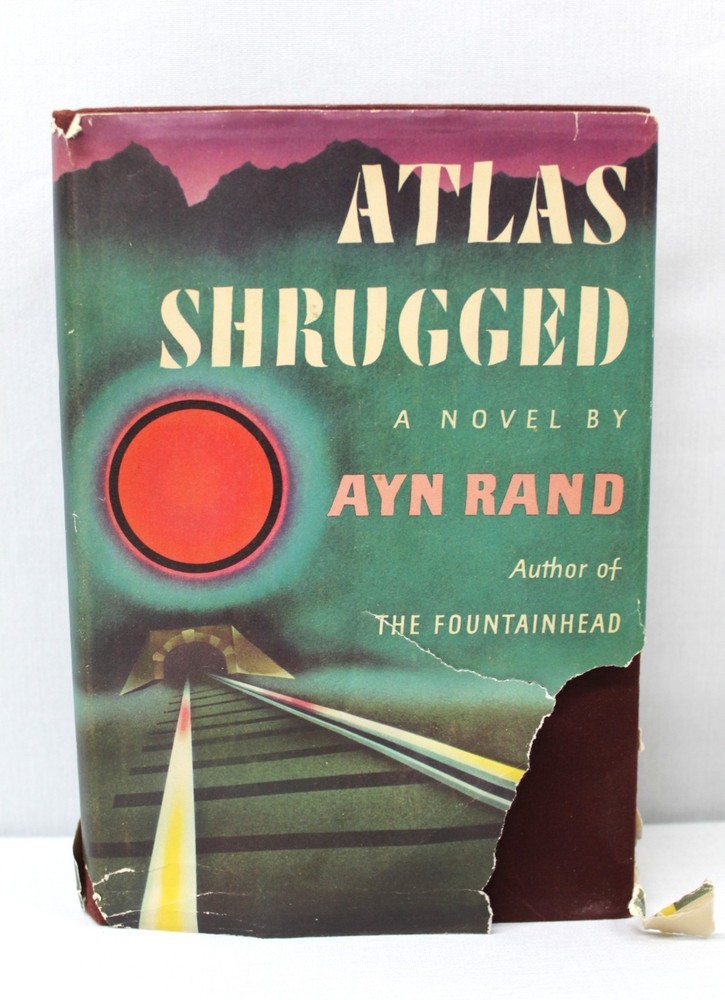 Atlas Shrugged Ayn Rand HC DJ Book Early Edition 12th Printing