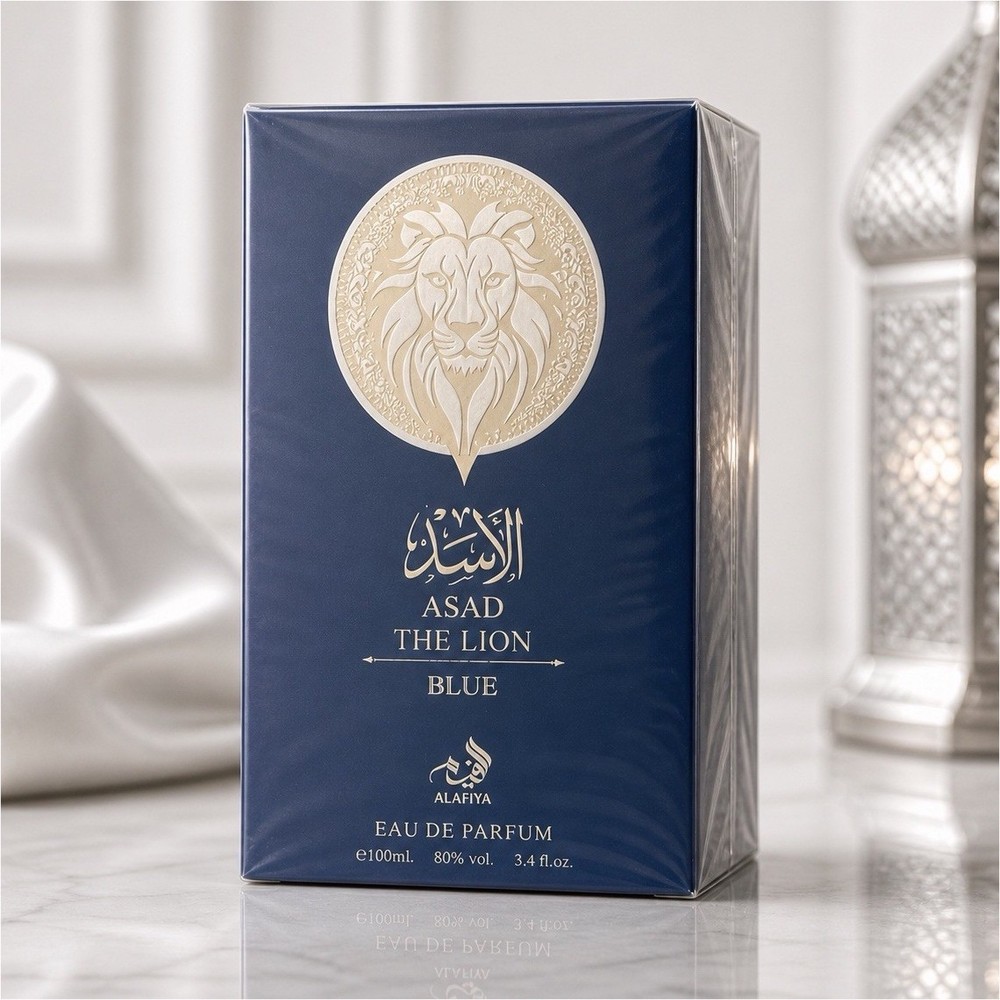 ALAFIYA - ASAD THE LION BLUE – Eau de Parfum 100ml (3.4 fl oz)  - FOR MEN