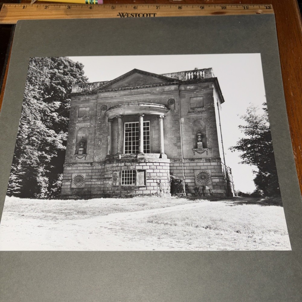 Antique Stowe Park Queen’s Temple Buckinghamshire Mounted Architecture Photo