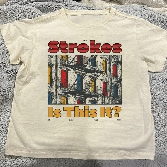 Vintage The Strokes band Is This It Shirt Unisex Concert S to 5XL U032