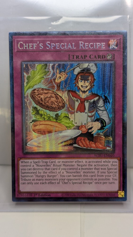 Chefs Special Recipe WISU-EN040 CR Wild Survivors 1st Ed NM Mint