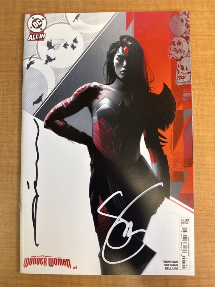 Absolute Wonder Woman #1- Jeff Dekal 1st Print 2x SIGNED Dekal/Snyder COA • NM/M