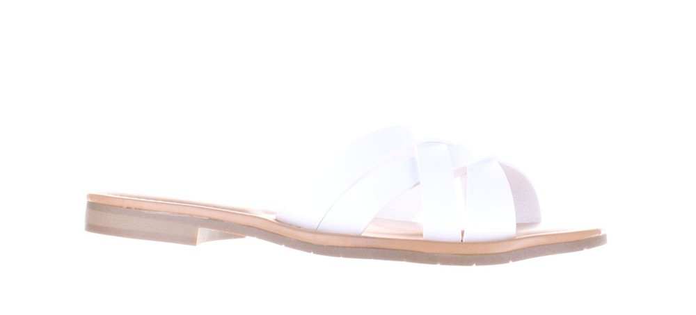 Xappeal Womens Andie White Sandals Size 10 Comfortable Casual Footwear