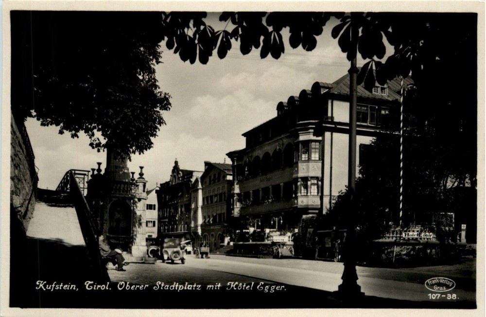 Kufstein/Tyrol-Kufstein, Upper Town Square with Hotel Egger -318428