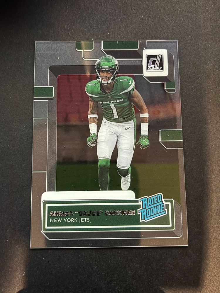 2022 Panini Clearly Donruss Rated Rookie Ahmad Gardner Sauce #78