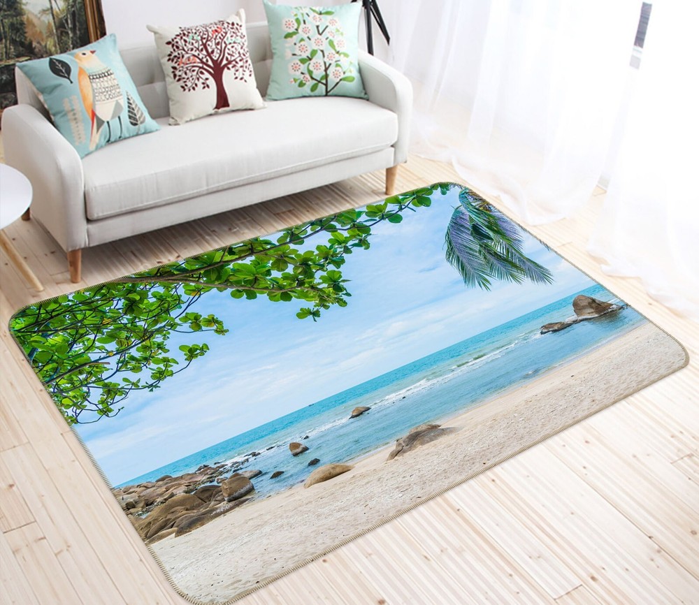 3D Bricks Leaves ZHUC1562 Game Non Slip Carpet Mat Photo Carpet Amy