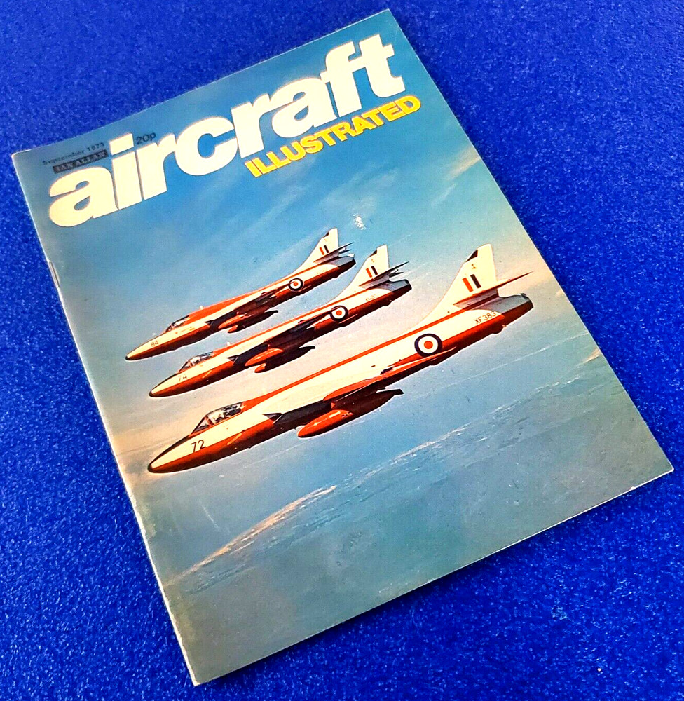 1973 - September Aircraft Illustrated: Vintage Aviation Magazine Free Shipping