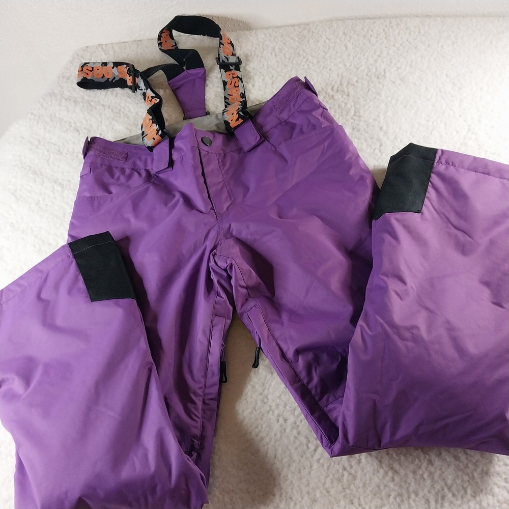 GSOU Snow Women's Pants Sz M Purple Thermal Waterproof Windproof Winter Outdoor