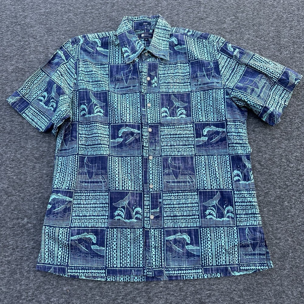 Reyn Spooner Classic Fit Hawaiian Shirt Scuba Doo Dive Button Down Men’s Medium