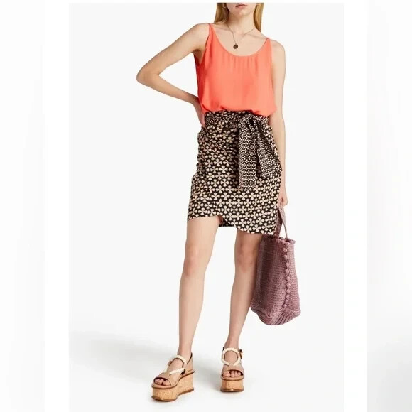 BA&SH Carmen Wrap Mini Skirt Size 0