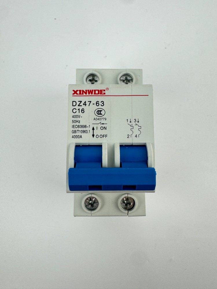 XINWDE DZ47-63 C16 LOW VOLTAGE CIRCUIT BREAKER 400V-50Hz