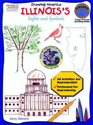 How to Draw Illinois's Sights - Library Binding, by Deinard Jenny - Very Good