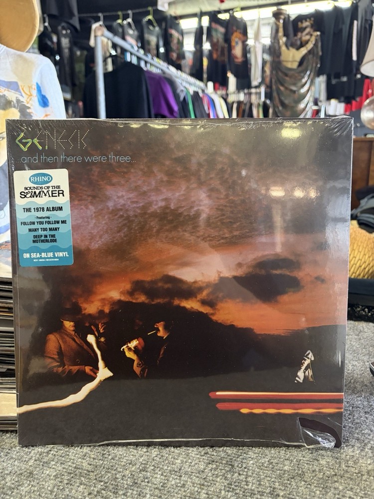 GENESIS And Then There Were Three SEALED limited edition LP Sea-Blue Vinyl