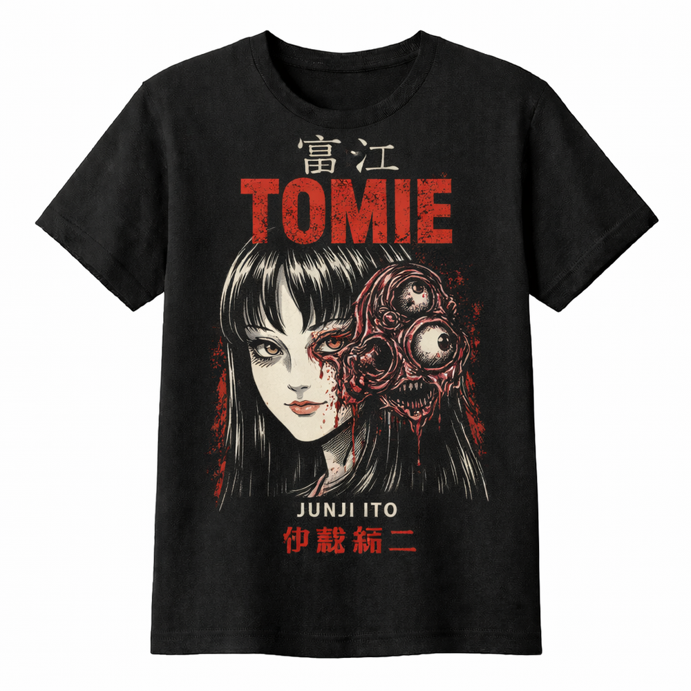 Tomie Junji Ito Shirt, Horror Manga Graphic Tee, Japanese Anime T-Shirt