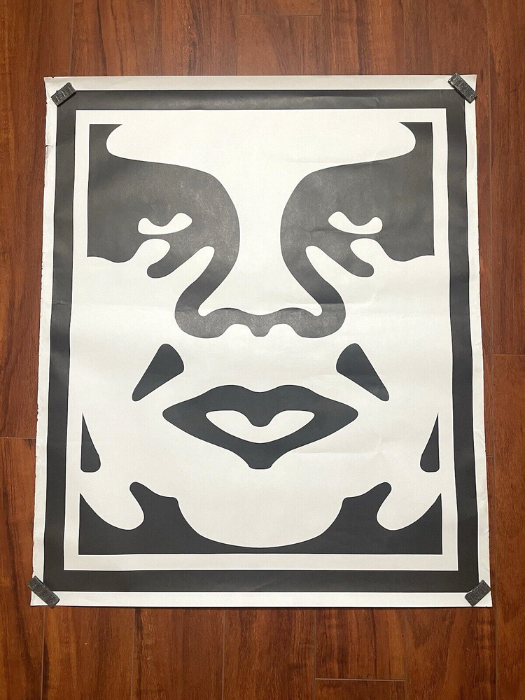 Shepard Fairey Obey Icon Poster Art Print Andre Giant 3 Face 25x30