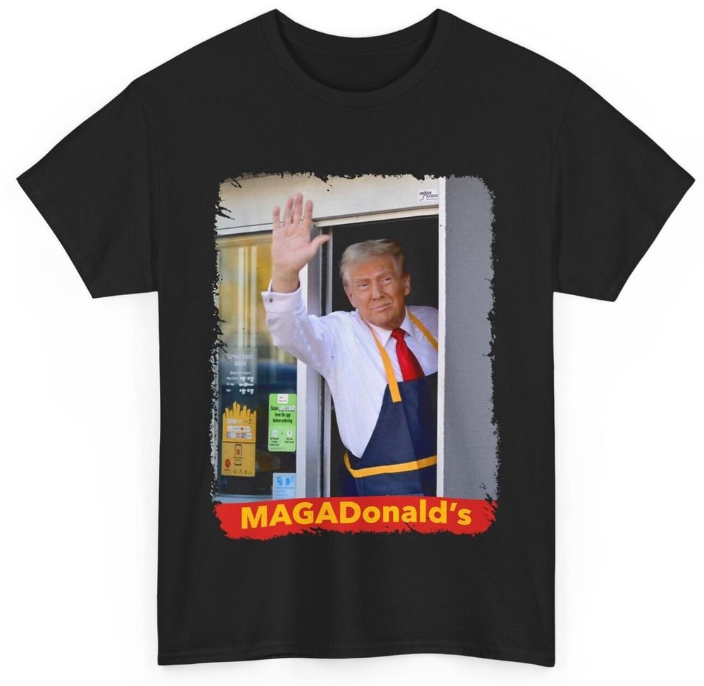 MAGADonald s Funny Trump Meme 2024 Shirt  MAGADonald s Trump 2024 T-Shirt