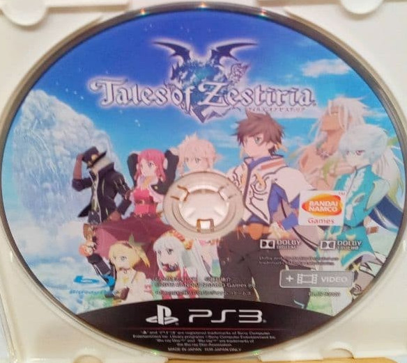 Tales of Zestiria PS3 RPG Disc Only Used Tested Japanese ver PlayStation 3