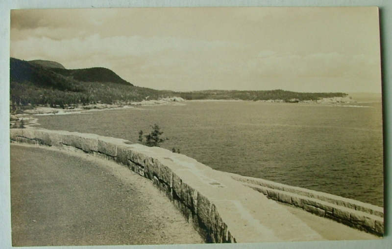 Acadia National Park Bar Harbor Maine Postcard Drive-image