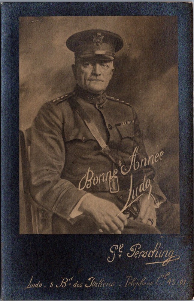 General John J. Pershing WWI RPPC 