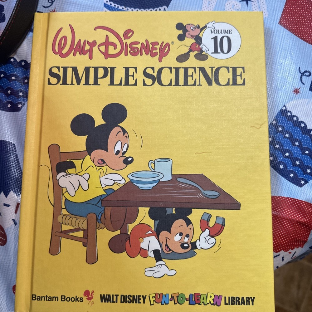 Vintage Walt Disney Fun to Learn Library Volume 10 Bantam Books CLEAN