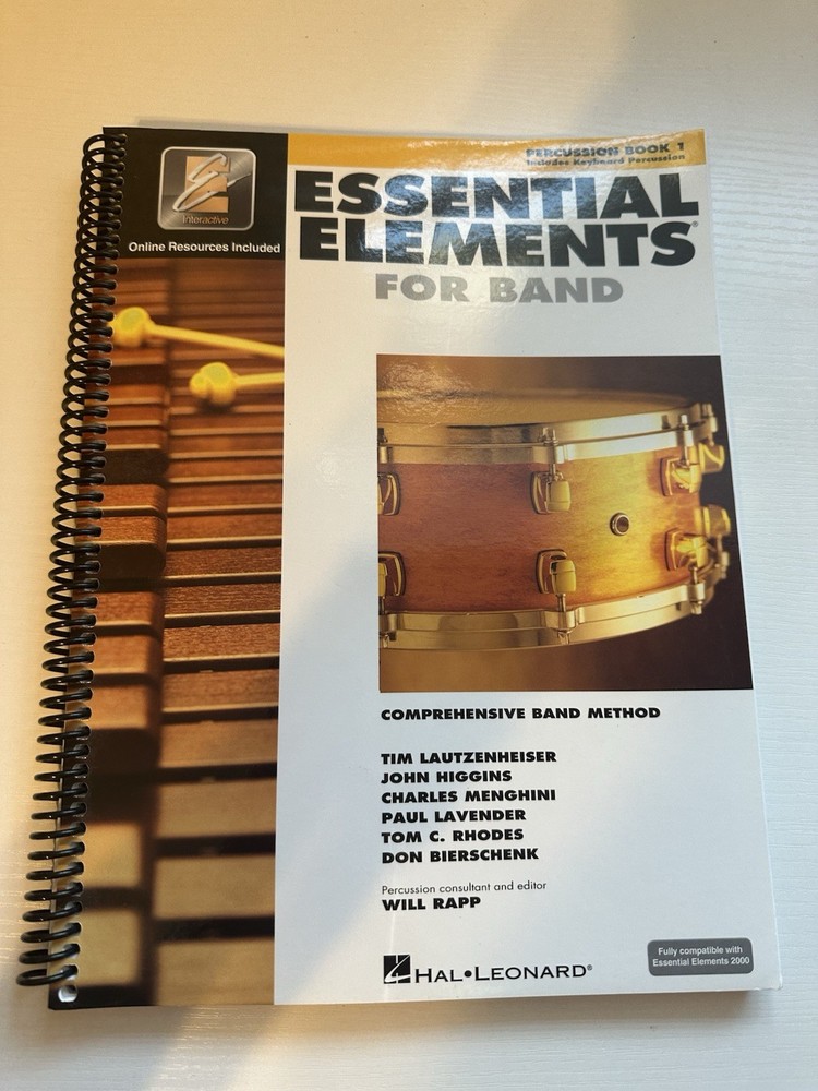 Essential Elements for Band - Percussion/Keyboard Percussion Book 1