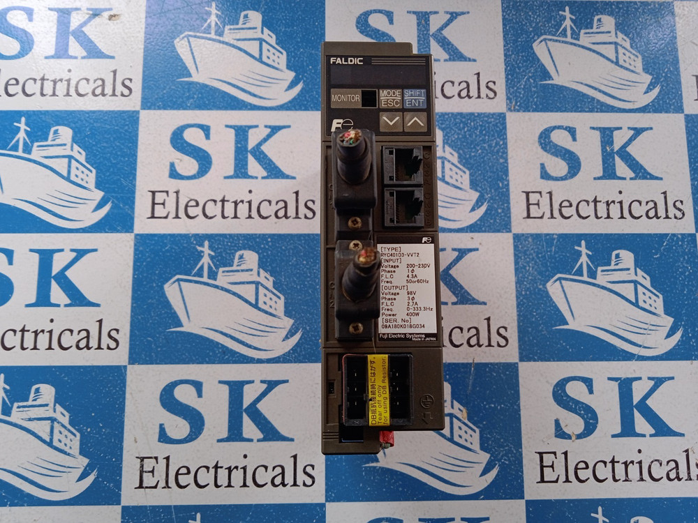 Fuji Electric Faldic Series Ryc401D3-Vvt2 200-230V 400W 1/3Phase Servo Drive
