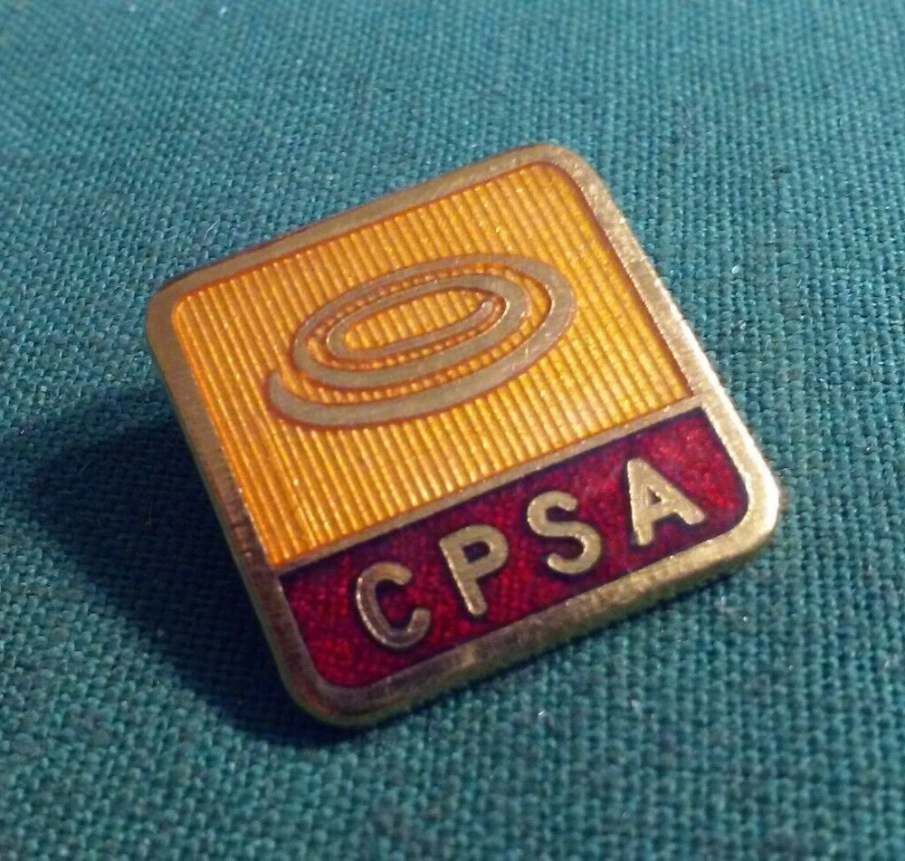 Vintage CPSA Clay Pigeon Shooting Association Lapel Hat Pin Club Award or Member