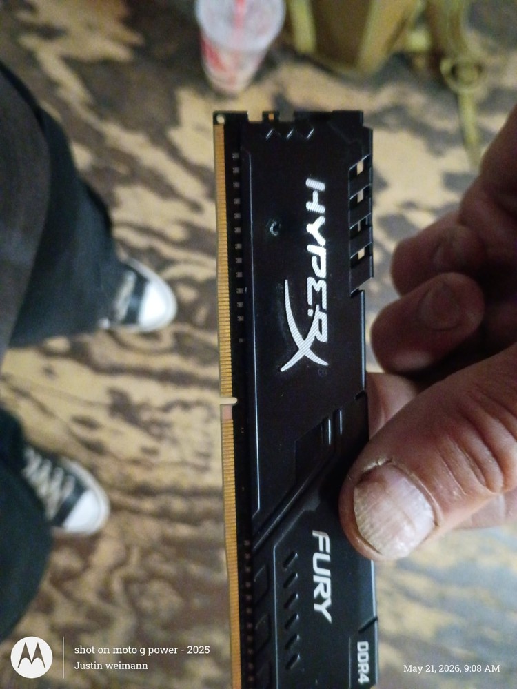 Kingston HyperX Fury 8GB PC4-21300 (DDR4-2666) DIMM Memory HX426C16FB2/8